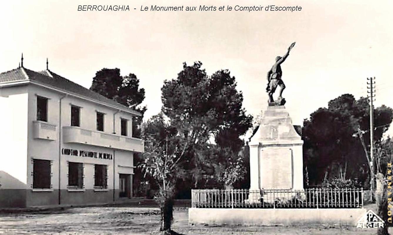 Berrouaghia - Monument aux Morts et Comptoir d'escompte.jpg